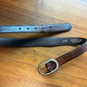 Leather belt by another line